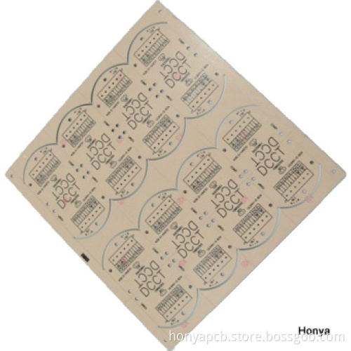 Single Side PCB with Cem-1, Black Silkscreen (RoHS)